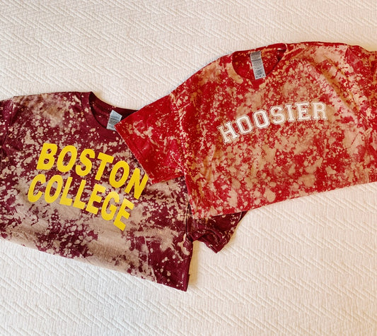 Bleached Cropped Tee