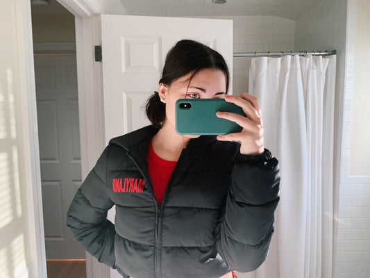 Cropped Puffer (hooded)