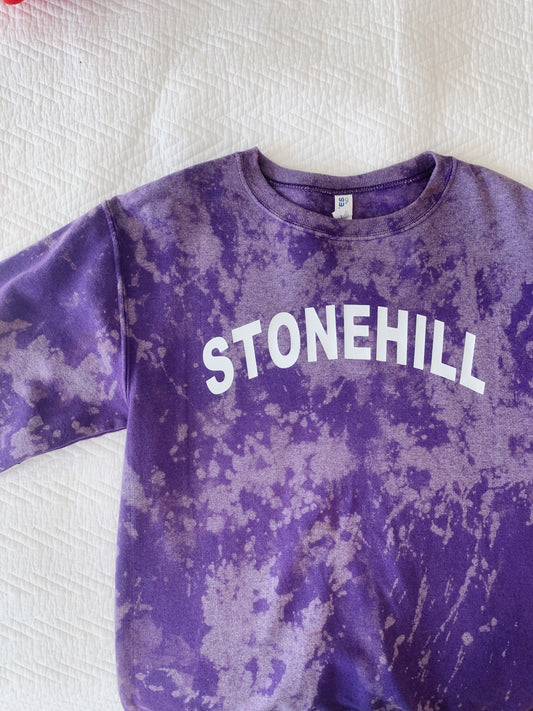 Bleached classic crew neck